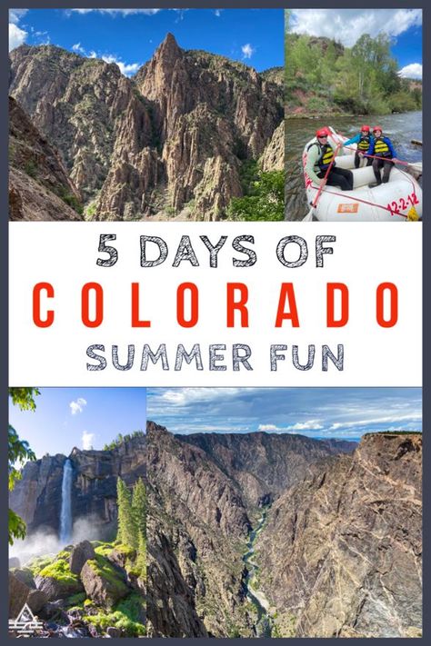 Check out this 5 day Colorado summer vacation itinerary. #Colorado Ouray Colorado Summer, Colorado Springs Summer, Colorado Places To Visit, Colorado Vacation Summer, Colorado Family Vacation, Colorado Springs Vacation, Idaho Springs Colorado, Camping Colorado, Denver Travel