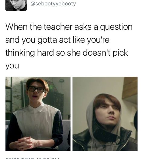 17 K-Pop Memes That Are So Relatable It Hurts | Soompi K Pop Memes, Exo Jokes, So Relatable, Kdrama Memes, Exo Funny, Drama Memes, Exo Memes, Drama Funny, Funny Kpop Memes