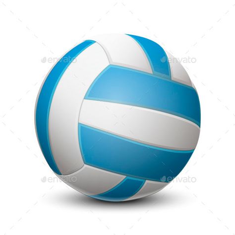 Blue Volleyball, Volleyball Ball, Tokio Revengers, A White Background, Soccer Ball, Xmas Gifts, Doodle Art, Volleyball, Blue Yellow