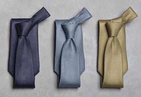 Ermenegildo Zegna ties from the SS14 collection #accessories #menswear #style Tie Knots Men, Tie Photography, Clothing Store Displays, Menswear Accessories, Ties Mens Fashion, Mens Clothing Store, Mens Silk Ties, Mens Fashion Photography, Designer Menswear