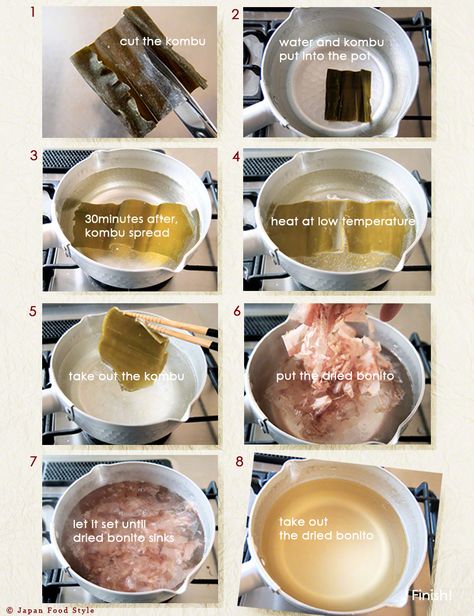 Fish Broth Recipe, Japanese Soups, Kombu Seaweed, Dashi Recipe, Fish Broth, Dashi Stock, Ramen Recipes Easy, Stock Recipes, Soup Dish