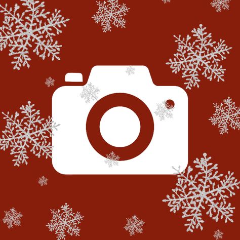 Cute Christmas Icons Aesthetic, Christmas App Icons Camera, Christmas Logos For Apps, Photos Christmas Icon, Camera Christmas Icon, Christmas Camera Icon, Christmas App Logos, Christmas App Icons Aesthetic, Christmas Icons Aesthetic