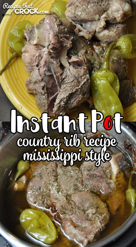 Are you looking for the amazing flavor and tender juiciness of our Crock Pot Mississippi Country Ribs, only a little faster? Then don't miss this Instant Pot Country Ribs {Mississippi Style} recipe! Ribs Instapot, Country Ribs Recipe, Pressure Cooker Ribs, Seoul Nightlife, Country Ribs, Mississippi Pot, Country Style Pork Ribs, Country Style Ribs, Country Crock