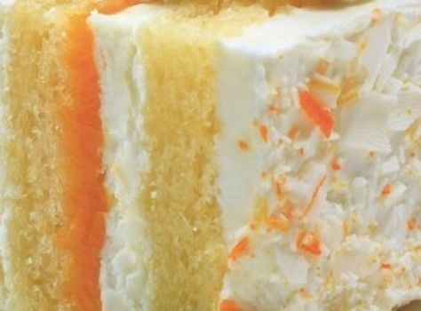 Orange Dream Creamsicle Cake: Photo - 1 | Just A Pinch Recipes Orange Dreamsicle Cake Recipe, Dreamsicle Cake Recipe, Orange Dreamsicle Cake, Dreamsicle Cake, Creamsicle Cake, Cake Orange, Orange Dreamsicle, Yoghurt Cake, Easy Dessert Recipe