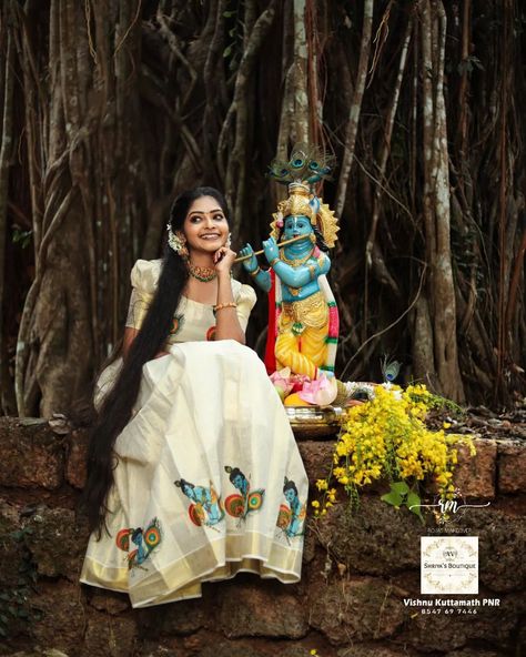 Vishu Special Photoshoot, Vishu Special Kerala Dress, Vishu Photoshoot Ideas, Festival Photoshoot Ideas, Cultural Photoshoot, Onam Photoshoot Ideas, Vishu Photoshoot, Onam Photoshoot, Vintage Kerala