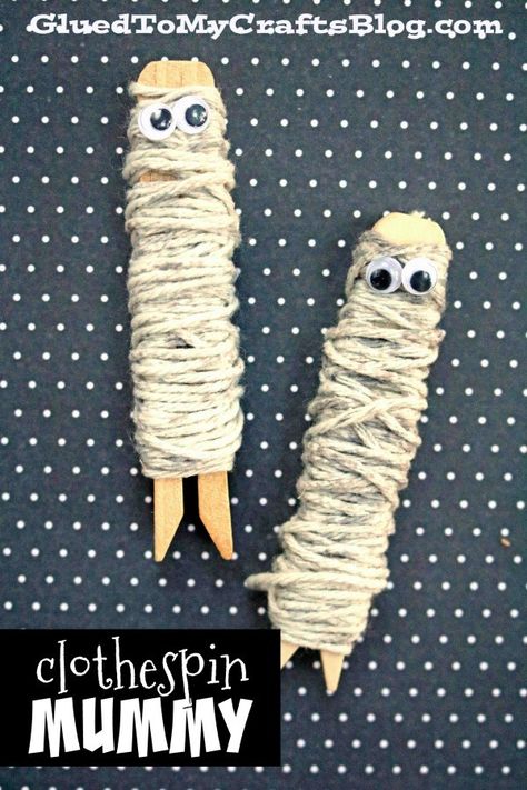 Halloween Pins Diy, Clothes Pin Crafts For Kids, Clothespin Crafts For Kids, Clothesline Crafts, Halloween Clothespin, Hannukah Crafts, Neckerchief Slide, Clothespin Art, Clothespin Crafts