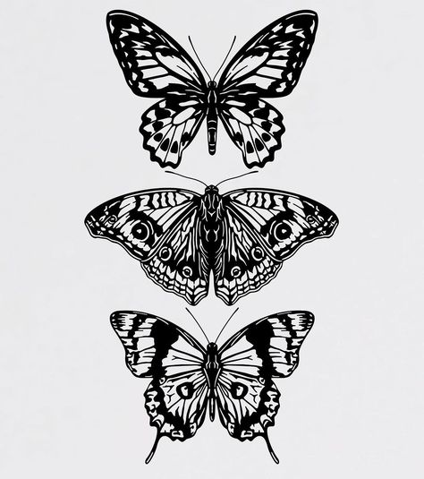 Butterfly With Fire Tattoo, Cross Butterfly Tattoo, Butterflies Tattoo Designs, Butterfly Tattoo Black, White Butterfly Tattoo, Butterfly Memorial, Butterflies Tattoo, Woodcut Tattoo, Tattoo Spots