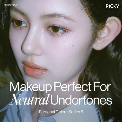 Embrace your neutral undertones with these K-beauty recommendations! 😍💫 Discover the perfect shades that enhance your natural beauty 💕 Neutral Tone Eyeshadow Looks, Neutral Undertones Makeup, Neutral Skintone Makeup, Neutral Undertone Makeup Looks, Neutral Skin Hair Color Ideas, How To Know Your Undertone, Yellow Undertone Skin Makeup, Neutral Toned Makeup, Modern Makeup Archetype