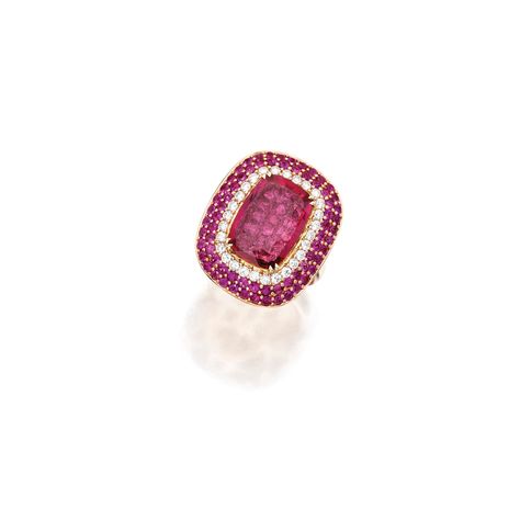 ring ||| sotheby's n09199lot7mwhhen Royal Ruby, Rectangular Cushion, Pink Spinel, International Jewelry, Sapphire And Diamond Ring, Cushion Ring, Fine Jewels, Cushion Cut, Pink Sapphire