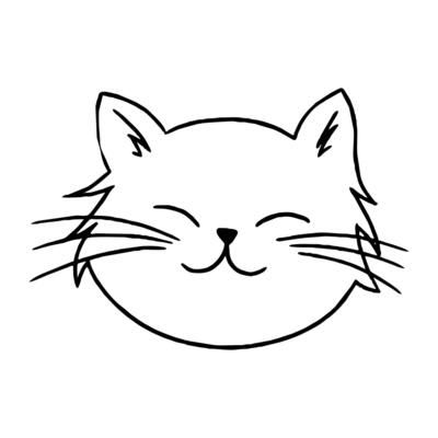 Funny Cat Face art, Funny and cute cat face, Outline drawing of a cat for a logo, Cute kitten face illustration, Doodle portrait of cat, Cat Face Outline Stock, Head Black Cat Tattoo, Hand drawn cat 44591610 Vector Art at Vecteezy Cat Tattoo Hand, Cat Head Outline, Face Outline Drawing, Cat Face Outline, Funny Cat Face, Doodle Portrait, Cat Face Drawing, Drawing Of A Cat, Black Cat Tattoo