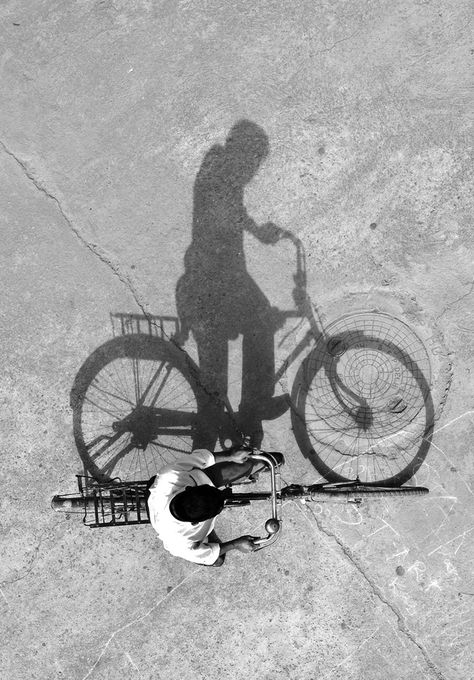 street The Shadow, Bike, Photography