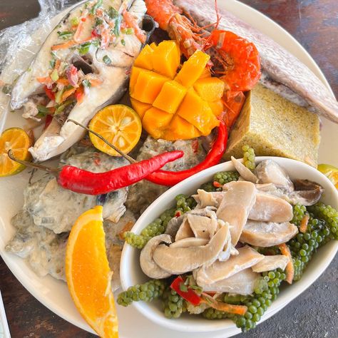 Fijian food, Fijian seafood, seafood, Cooked fish, Fijian nama, Lautoka wharf Lautoka Fiji, Fiji Food, Seafood Platter, Adventure Travel Explore, Seafood Dishes, Adventure Travel, Seafood, Canning, Travel