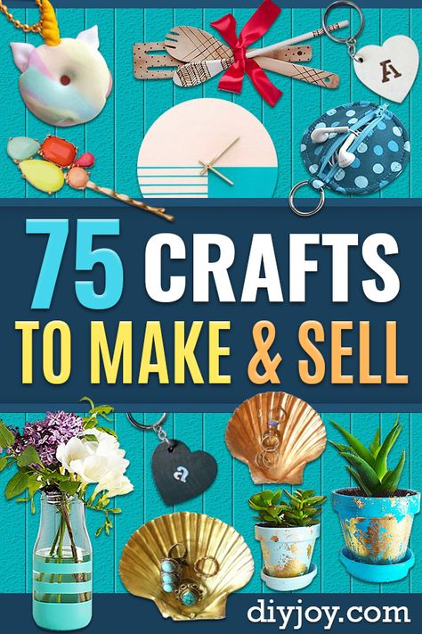 Profitable Crafts, Easy Crafts To Sell, Crochet Idea, Diy Crafts For Adults, Sell Diy, Crafts To Make And Sell, Money Making Crafts, Crafts For Kids To Make, Homemade Crafts