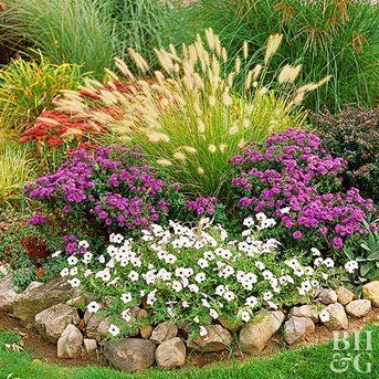 Ornamental Grass Landscape, Beds Diy, Fountain Grass, Grasses Landscaping, Garden Shrubs, Grasses Garden, Lost Money, Ornamental Grasses, Garden Yard