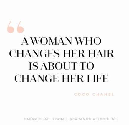 Ho, Ho, HAIR! Change Hair Quotes, Fashion Quotes Motivation, Fitness Inspo Quotes, Fashion Quotes Coco Chanel, New Hair Quotes, Quotes Lost, Hair Captions, Hair Salon Quotes, Citation Nature