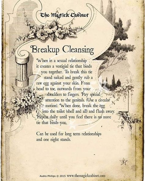 Cleansing Spell, Break Up Spells, Witchcraft Spells For Beginners, Spells For Beginners, Real Witches, Healing Spells, Wiccan Witch, Magick Spells, Wiccan Spell Book