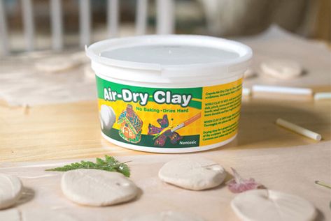 15 Amazing Air Dry Clay Art Projects for Kids Clay Projects Kids, Crayola Air Dry Clay, Clay Activity, Clay Pinch Pots, Spring Arts And Crafts, Clay Projects For Kids, Art Recipes, Clay Leaf, Preschool Fall