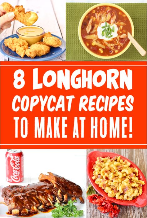 Craving some comfort food from Longhorn Steakhouse tonight? These restaurant Copycat Recipes will save the day! Now you can enjoy your favorite Longhorn Mac and Cheese recipe, BBQ Ribs and more from the comfort of home tonight! Plus, I'll share my top secret menu hacks for how to save money the next time you visit Longhorn! Get the EASY recipes and tips here... Longhorn Steakhouse Recipes Copycat, Longhorn Steakhouse Mac And Cheese, Longhorn Steakhouse Recipes Appetizers, Copycat Longhorn Recipes, Long Horn Steak House Recipes, Longhorn Restaurant Recipes, Longhorn Mac And Cheese, Longhorn Bread Recipe, Longhorn Mac And Cheese Recipe