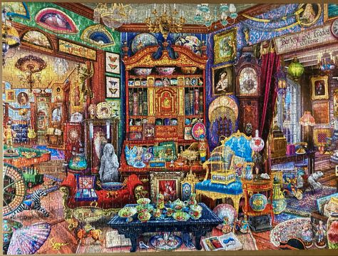 Rooms Of Wonder, Aimee Stewart, Buffalo Games, Vintage Board Games, Curiosity Shop, Game Themes, Mosaic Wall Art, 1000 Piece Jigsaw Puzzles, Antique Shops