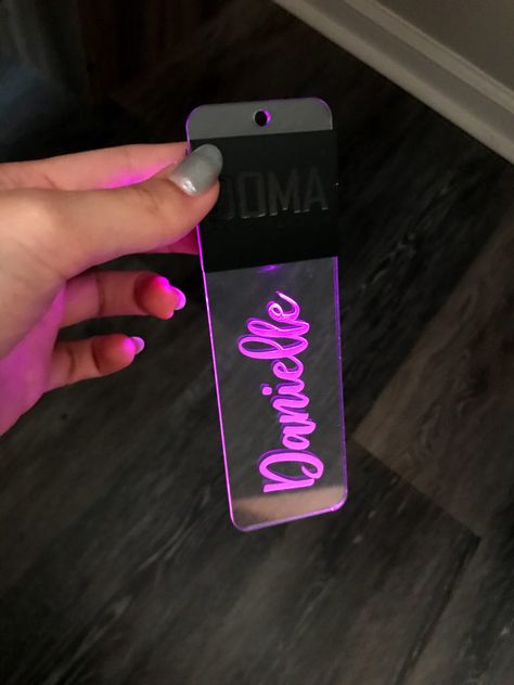 LED Edge Lit Laser Cut Name Tags - Danielle Wethington Fab Lab, Epoxy Glue, Edge Lighting, Invitation Ideas, Name Badges, Back Pieces, Laser Lights, Name Tags, Name Tag