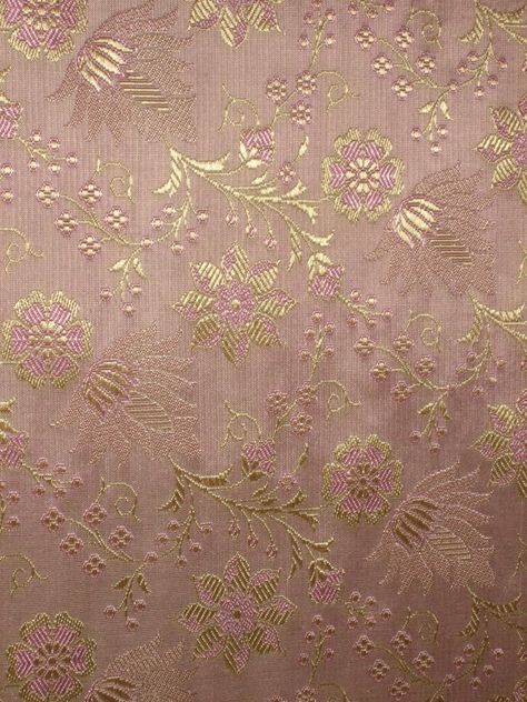 Satin Fabric Texture, Victorian Fabric, Tissue Fabric, Iphone Wallpaper Texture, Pink Brocade, Silk Brocade Fabric, Textiles Projects, Royalty Aesthetic, Pink Texture