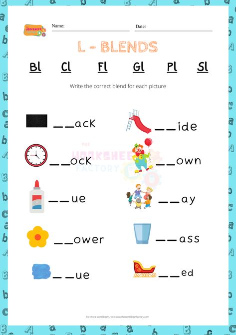 Phonics Blends Worksheets, Adjectives Grammar, Easy Math Worksheets, Urdu Notes, Consonant Blends Worksheets, Phonics Assessments, Zoo Preschool, Vowel Digraphs, Phonics Blends