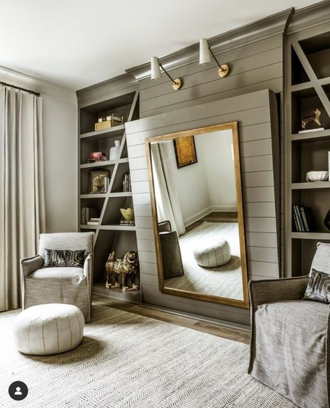 Office Spare Bedroom Combo Murphy Bed, Sunroom With Murphy Bed, Home Office With Murphy Bed, Murphy's Bed, Townhouse Inspiration, Murphy Bed Office, Leslie Brown, Farm Studio, Guest Bedroom Home Office