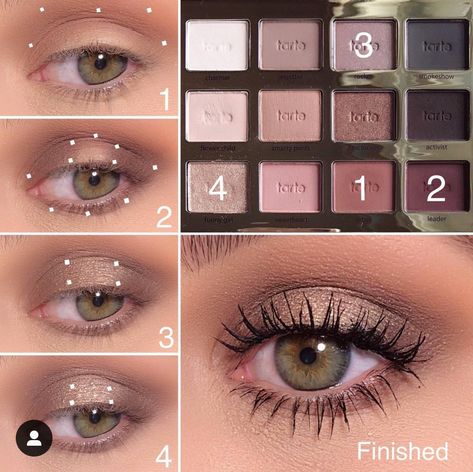 Tarte In Bloom Palette, Tarte In Bloom, Tartelette In Bloom, Make Up Kits, Smink Inspiration, Eye Makeup Pictures, Eye Makeup Steps, Makijaż Smokey Eye, Homecoming Makeup Browneyes