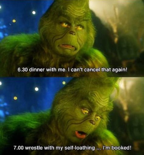 #Regram via @theodysseyonline The Grinch Meme, Grinch Meme, Grinch Schedule, Grinch Memes, The Grinch Pictures, The Grinch Movie, True Sayings, Tell No One, World Hunger