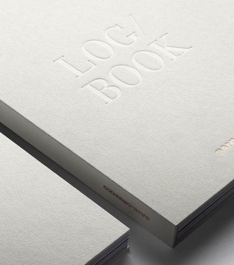 Lissoni & Partners | Piero Lissoni | Graphics | Sanlorenzo | Log Book Book Design Ideas, Book Binding Design, Piero Lissoni, Social Web, Boat Interior, Log Book, Communication Tools, Print Production, Book Binding