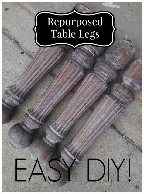 Table Leg Ideas Repurposed, Old Table Legs Repurpose, Table Leg Crafts Diy Projects, Upcycle Table Legs Ideas, Repurpose Table Legs Ideas, Old Table Legs Ideas Projects, Diy Wood Table Legs Ideas, Table Legs Ideas Wooden Diy, Table Legs Repurposed