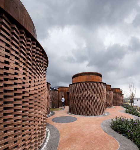 Water Pavilion, Brick Archway, Internet World, Glazed Walls, Parametric Architecture, Brick Architecture, Vernacular Architecture, Chicago Architecture, Addis Ababa