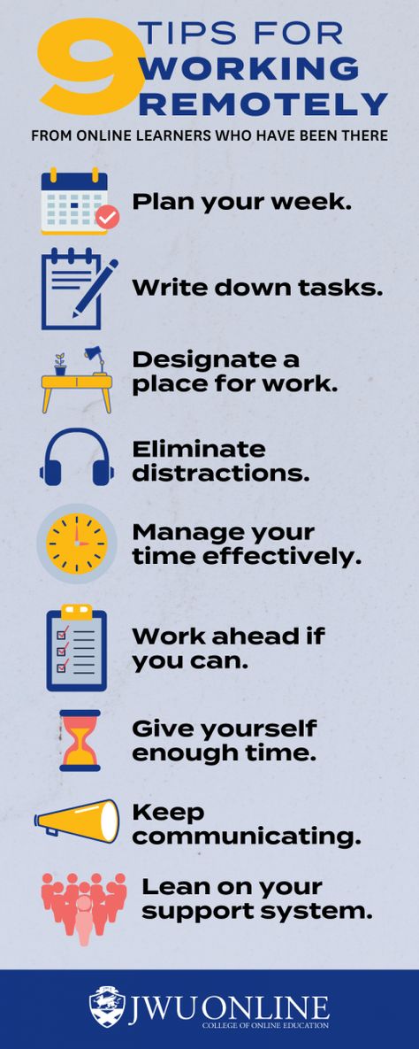 Remote Work Tips, Working Remotely Tips, Work Infographic, Wall Pilates, Unique Jobs, Virtual Teaching, Job Skills, Work Train, Study Hacks