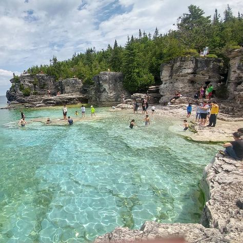 Flowerpot Island, Tobermory Ontario, Ontario Road Trip, Harbour Town, Parks Canada, Summer Bucket List, Bucket Lists, Summer Bucket Lists, Summer Bucket