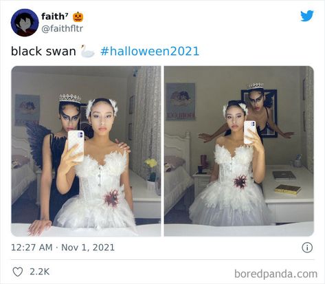 Black Swan Impressive Outfits, Shirt Halloween Costumes, Photoshop Fails, Best Costumes, Amazing Halloween Costumes, Trendy Halloween Costumes, Halloween 20, Halloween Costumes Friends, Families Are Forever