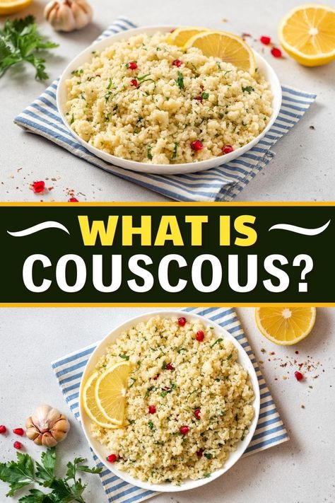 What is couscous? Learn all about this tiny pasta that's found in many Mediterranean dishes. Plus, find out more about the different varieties. Couscous Salad Recipes Easy, How To Make Couscous, How To Cook Couscous, Couscous Recipes Pearl, Easy Couscous Recipes, Couscous Recipes Easy, What Is Couscous, Simple Couscous Recipes, Making Couscous