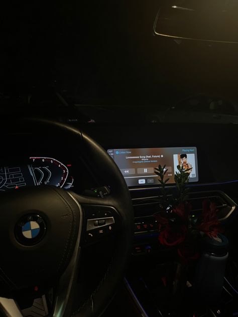 Bmw Inside, Night Walking Aesthetic, Fake Boyfriend, Swag Pics, Inside Car, Cars Wallpapers, Cherry Wine, Bmw Love, Car Wallpaper