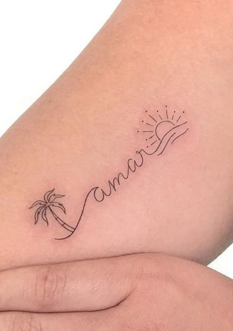 Heart Tattoo Shoulder, Beachy Tattoos, Women Small Tattoos, Small Shoulder Tattoos, Ear Tattoo Ideas, On Tattoo, Mommy Tattoos, Ear Tattoos, Tattoos For Women Half Sleeve