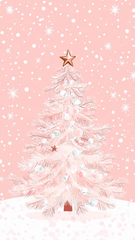 Pink Wonderland Christmas, Pink Xmas Wallpaper, Beautiful Christmas Wallpaper, Aesthetic Phone Backgrounds, Pink Christmas Background, Festive Aesthetic, Pink Wonderland, Christmas Wallpaper Free, Christmas Aesthetic Wallpaper