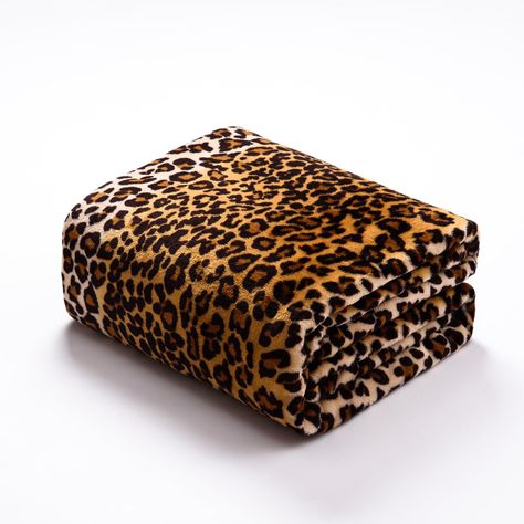 PRICES MAY VARY. 300GSM FLANNEL FLEECE - Made of 300 GSM Microfiber, which is ultra soft and warm. The special technique makes this blanket more durable and it will stay warm and cozy all year round. PERFECT SIZE - This flannel Leopard throw blanket measures 50x70 inch, it could cover all over your body, perfect for kids and teenager. Suitable for couch, sofa, chair and toddler bed, could also be used as a pet blanket. It is also easy to take and storage. UNIQUE DESIGN - This yellow leopard prin Cheetah Throw Blanket, Cheetah Print Throw Blanket, Animal Print Blanket, Cheetah Print Blanket, Cheetah Blanket, Leopard Print Blanket, Leopard Home Decor, Plum Walls, Chirstmas Gifts