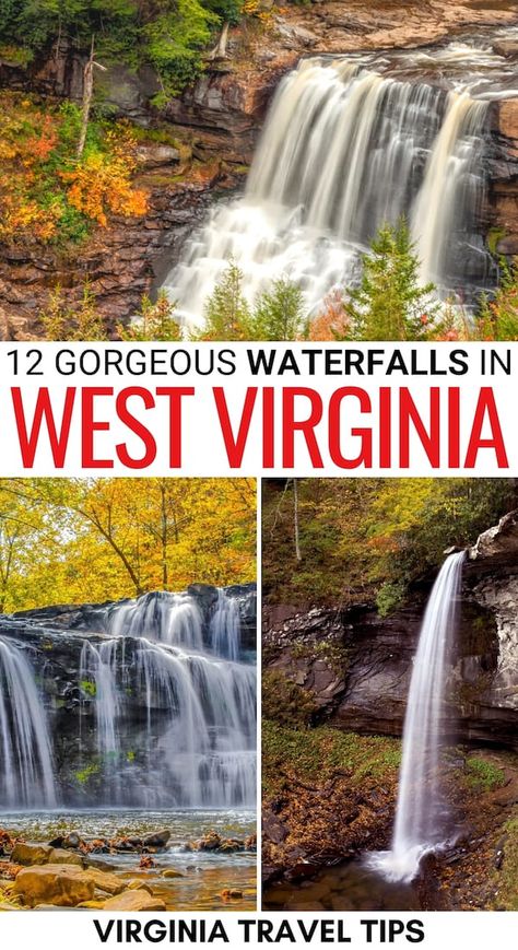 12 Mesmerizing Waterfalls in West Virginia ( Map!) Wv Waterfalls, Virginia Hikes, West Virginia Hiking, West Virginia Photography, West Virginia Waterfalls, Virginia Waterfalls, West Virginia Vacation, American Roadtrip, West Virginia Travel