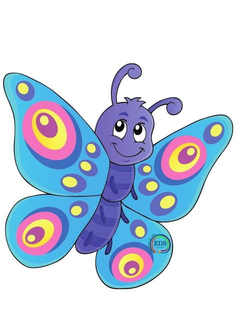 Butterfly Drawing Cartoon, Butterfly Cartoon Images, Butterfly Drawing For Kids, Butterfly Widget, Knitted Wire Art, Butterfly Cartoon, Spring Crafts Preschool, Cartoon Sea Animals, Butterfly Cookies