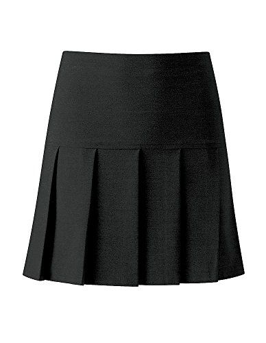 Banner Charleston Pleated School Skirt Black Waist 22" Length 20" Skirt With Yoke, Long Skirt Looks, Pleated School Skirt, Long Flowing Skirts, Dress Skirts, School Skirt, Knife Pleat, Pleated Skirt Dress, Flowing Skirt