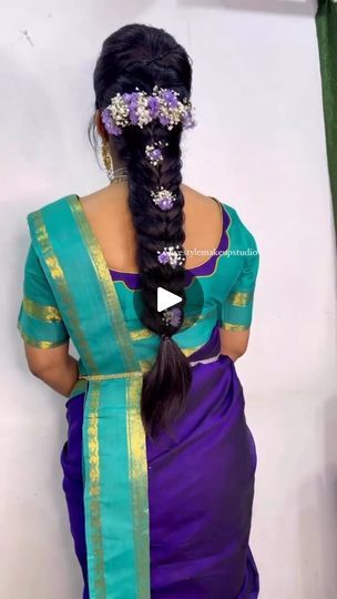 34K views · 1K reactions | Spending bridal hairdo ❤️   Credits: Hair extension: @vahmaya.in Flowers: @_hrivasfloral_ @livestyle_makeupstuido  Checkout - 25 breathtaking South Indian Bridal hairstyles   https://weddingsecrets.in/south-indian-bridal-hairstyle/  #bridal #bride #bridalhair #bridalhairstyle #bridalmakeover #bridalflowers #bridalflower | The Bridal Secrets | Kapil Kapilan, Sam C.S. · Neela Nilave (From "RDX") South Indian Flower Hairstyles, Hair Styles For South Indian Wedding, Bridal Hair Styling Indian, Hairstyles Bridal Indian, Hairstyles For Bride Indian, South Indian Hairstyles For Saree, Flower Hairstyles Indian, Bridal Hairstyles Videos, Bride Hairstyles Indian Wedding