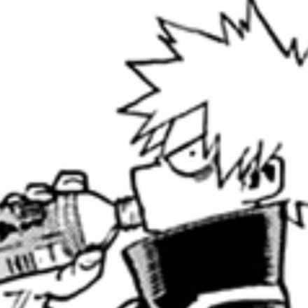 My Hero Academia Black And White, Bnha Manga Panels Bakugou, Bakugo Icon, Kermit The Frog Gif, Confused Face, Purple Flowers Wallpaper, Bakugou Manga, Anime Smile, Hero Poster