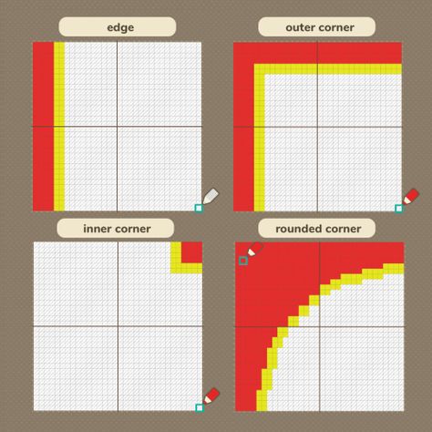 animal crossing qr closet — Do you want to create custom edges for the default... Acnh Path Designs, Acnh Guide, Acnh Tips, Acnh Path, Path Edging, Acnh Paths, Acnh Patterns, Animals Crossing, Ac New Leaf