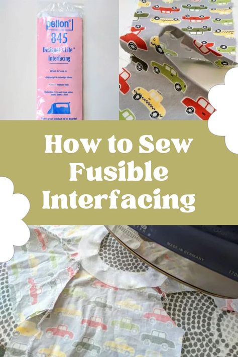 How To Use Fusible Interfacing, Interfacing Guide, Sewing Interfacing, Interfacing Sewing, Things To Remember, Fusible Interfacing, Mess Up, Sewing Tips, Sewing Project