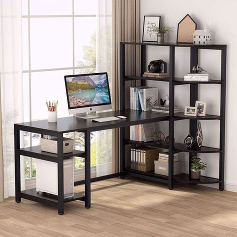 Hutch Bookshelf, Rustic Writing Desk, Tower Shelf, Industrial Computer Desk, Shelves Office, Large Office Desk, Large Computer Desk, Desk Workstation, Modern Computer Desk