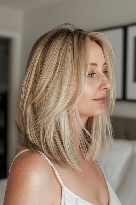 42 Beige Blonde Hair Color Ideas Everyone's Talking About Right Now Beige Blonde Hair Color, Cream Blonde, Cool Blonde Tone, Natural Dark Blonde, Beige Blonde Hair, Blonde Lob, Ash Blonde Hair Colour, Sun Kissed Hair, Blonde Hair Color Ideas