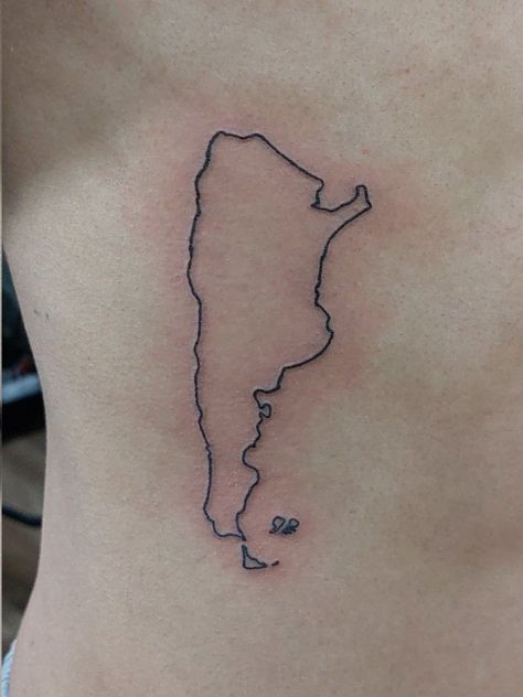 Argentinian Tattoo, Argentina Tattoo Ideas, Argentina Tattoo, Tattoed Heart, 108 Tattoo, Knee Tattoos, Mangas Tattoo, Tattoo Maker, Map Tattoos